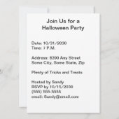 Halloween Dusk Witch Pumpkin Aangepaste Foto Kaart (Achterkant)