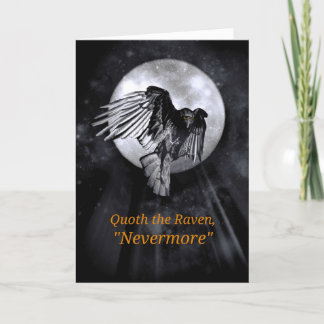Halloween Edgar Allan Poe's The Raven Kaart