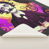 Halloween, Edgar Allen Poe, Raven, Nevermore Vlee Sherpa Deken (3/4)