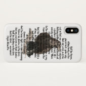 Halloween Edgar Allen Poe Raven Poem Case-Mate iPhone Case (Achterkant (horizontaal))