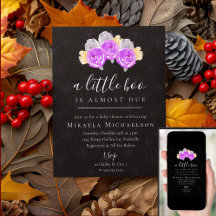 Halloween Een Kleine Boo  Bloemen Baby shower