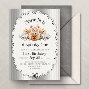 Halloween Eerste 1e Verjaardag Kaart