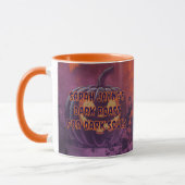 Halloween Éffrayant brasser ânes noires Mug (Gauche)