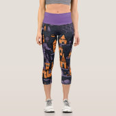 Halloween éffrayant Capri Leggings (Recto)