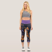 Halloween éffrayant Capri Leggings (Recto)
