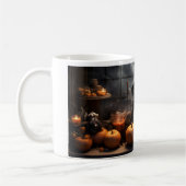 Halloween effrayant Chat 16 Mug (Gauche)