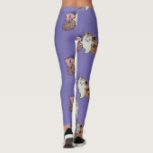 Halloween éffrayant Leggings (Dos)
