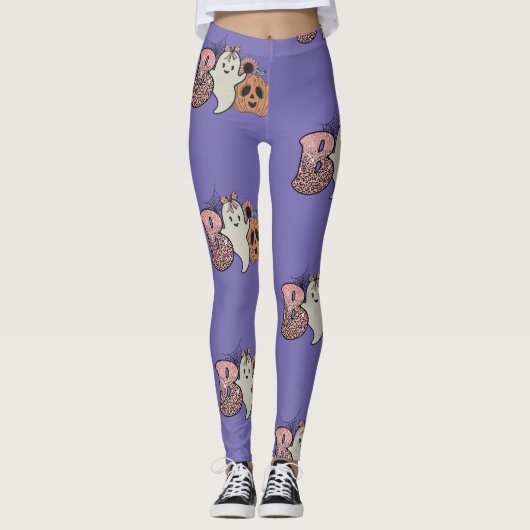 Halloween éffrayant Leggings (Devant)