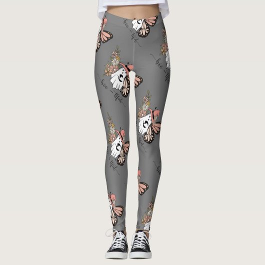 Halloween éffrayant Leggings (Devant)