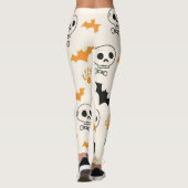 Halloween éffrayant Leggings (Dos)