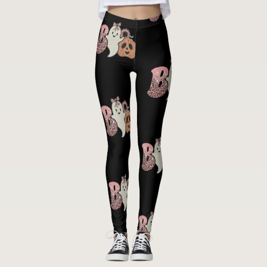 Halloween éffrayant Leggings (Devant)