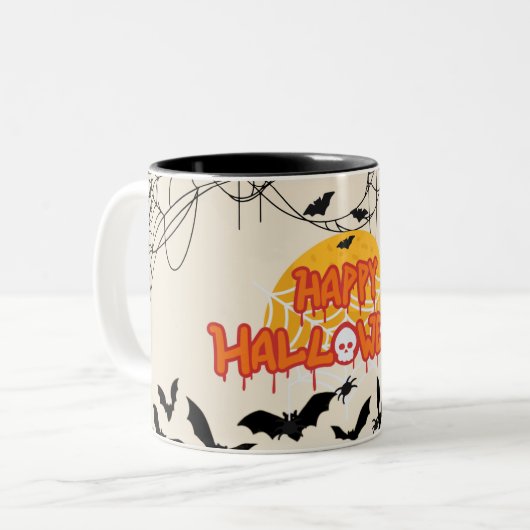 Halloween éffrayant Mug (Devant gauche)