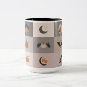 Halloween Éffrayant Nights Mug à deux tons. (Centre)