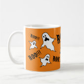 Halloween Éffrayant Personnalisé Fantômes Café Mug (Gauche)