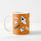 Halloween Éffrayant Personnalisé Fantômes Café Mug (Gauche)