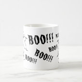 Halloween Éffrayant Personnalisé Fantômes Café Mug (Centre)