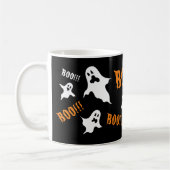 Halloween Éffrayant Personnalisé Fantômes Café Mug (Gauche)