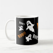 Halloween Éffrayant Personnalisé Fantômes Café Mug (Gauche)
