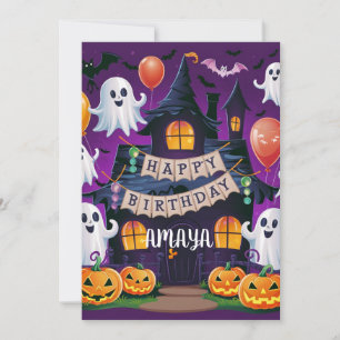 Halloween Éffrayant première une invitation