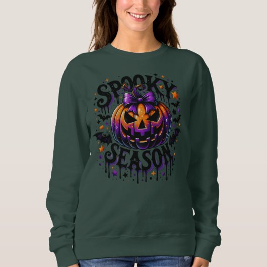 Halloween Éffrayant Saison Sweatshirt (Devant)
