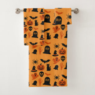 Halloween éffrayant - Trick noir et orange