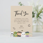 Halloween Éffrayant Un Anniversaire Merci (Debout devant)