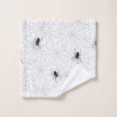 Halloween éffrayante Déplaisante Spider Web (Gant de toilette)