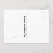 Halloween Einladung Uitnodiging Briefkaart (Achterkant)