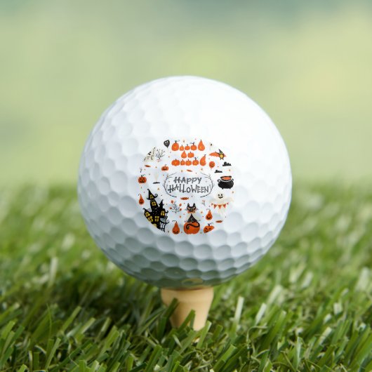 Halloween Elements Set Design Golfballen (Insitu Shirt)