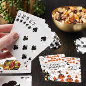 Halloween Elements Set Design Pokerkaarten (Insitu)