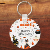 Halloween Elements  Set Design Sleutelhanger (Voorkant)