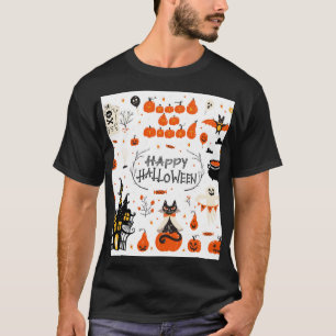 Halloween Elements Set Design T-shirt
