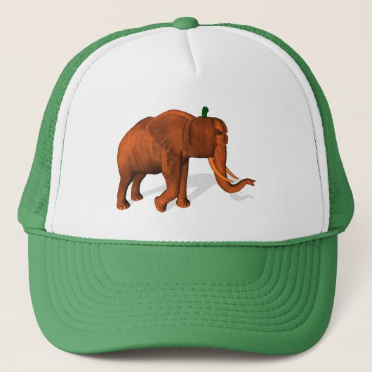 Halloween Elephant Trucker Pet (Voorkant)