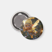 halloween-elfen magneet (Voorkant / Achterkant)