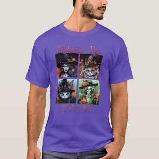 Halloween Embracehe Seizoen vrienden T-shirt