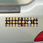 halloween emoji bumpersticker (Op auto)