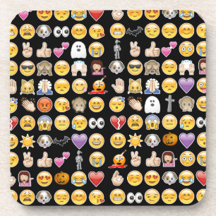 halloween emoji onderzetter