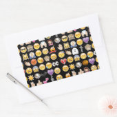 halloween emoji rechthoekige sticker (Envelop)