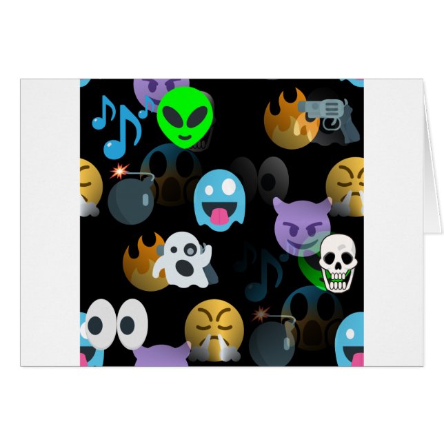 halloween emojis (Voorkant Horizontaal)