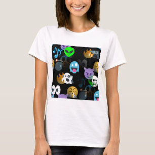 halloween emojis t-shirt