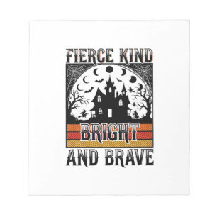 Halloween Empowerment T-shirt Dapper Vintage Hekse Notitieblok
