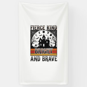 Halloween Empowerment T-shirt Dappere Vintage Heks Spandoek