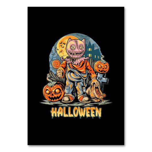 Halloween en Cat Kaart (Voorkant)