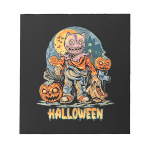 Halloween en Cat Notitieblok