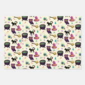 HALLOWEEN EN HERFST CREEPT PATROON INPAKPAPIER VEL (Voorkant)