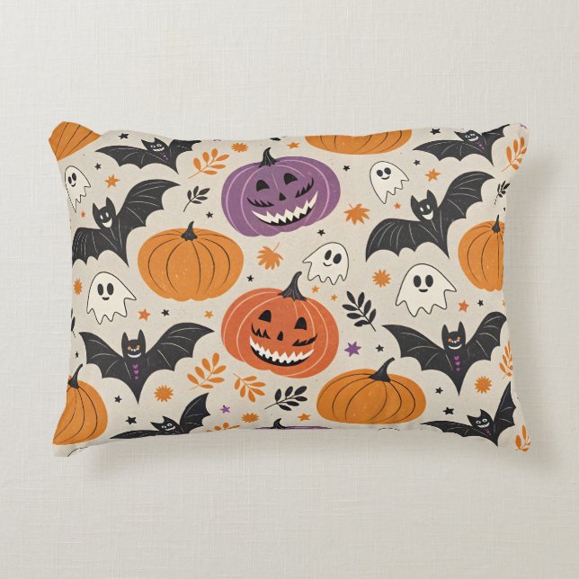 Halloween en herfst patroon accent kussen (Voorkant)