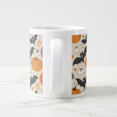 Halloween en herfst patroon extra grote beker (Achterkant)