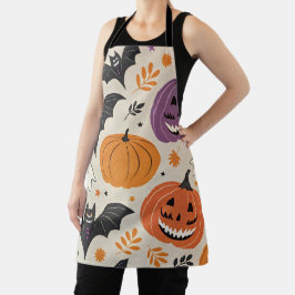 Halloween en herfst patroon schort