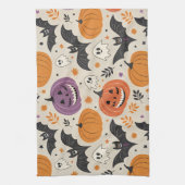 Halloween en herfst patroon theedoek (Verticaal)