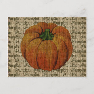 Halloween en Herfst pompoenBriefkaart Briefkaart